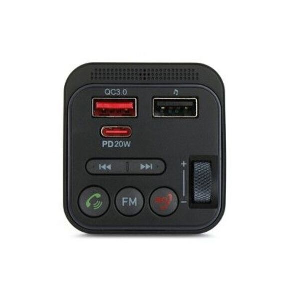 Monster -  FM Transmitter 20W USB-C Charging 3D Surro Black - Picture 3 of 4